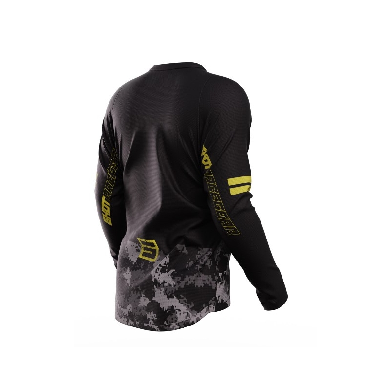 Motokrosa krekliņš Shot Devo Army black-grey-gold izpārdošana