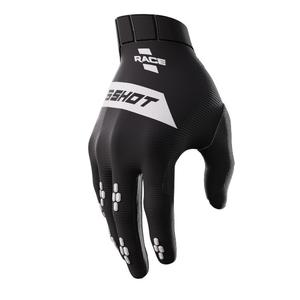 Motokrosa cimdi Shot Race melns un balts izpārdošana