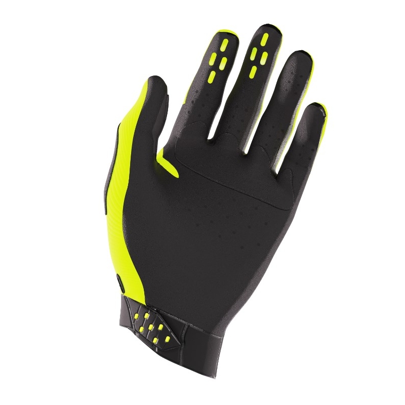 Motokrosa cimdi Shot Race melni-fluo dzelteni izpārdošana
