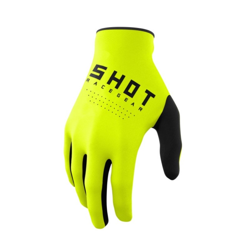 Motokrosa cimdi Shot Raw black-fluo yellow izpārdošana