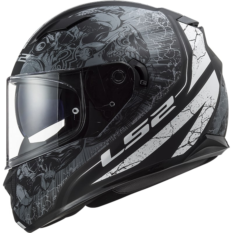 Integrální přilba na motorku LS2 FF320 Stream EVO Throne černo-titanová
