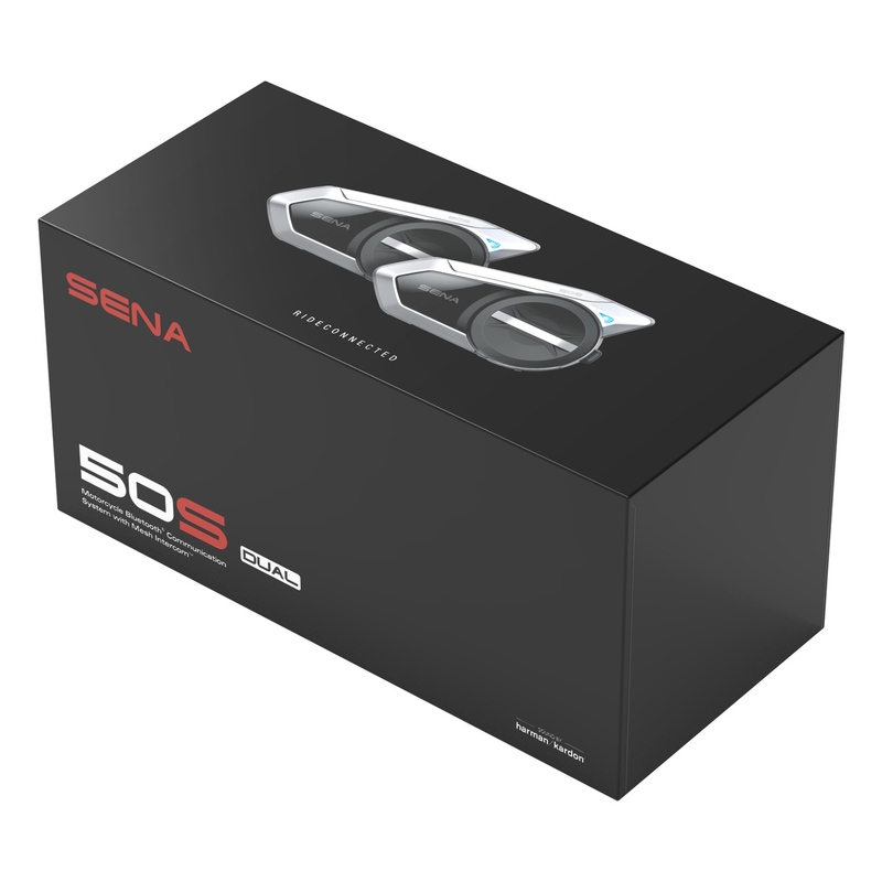 2 Bluetooth interkomu brīvroku austiņu komplekts SENA 50S