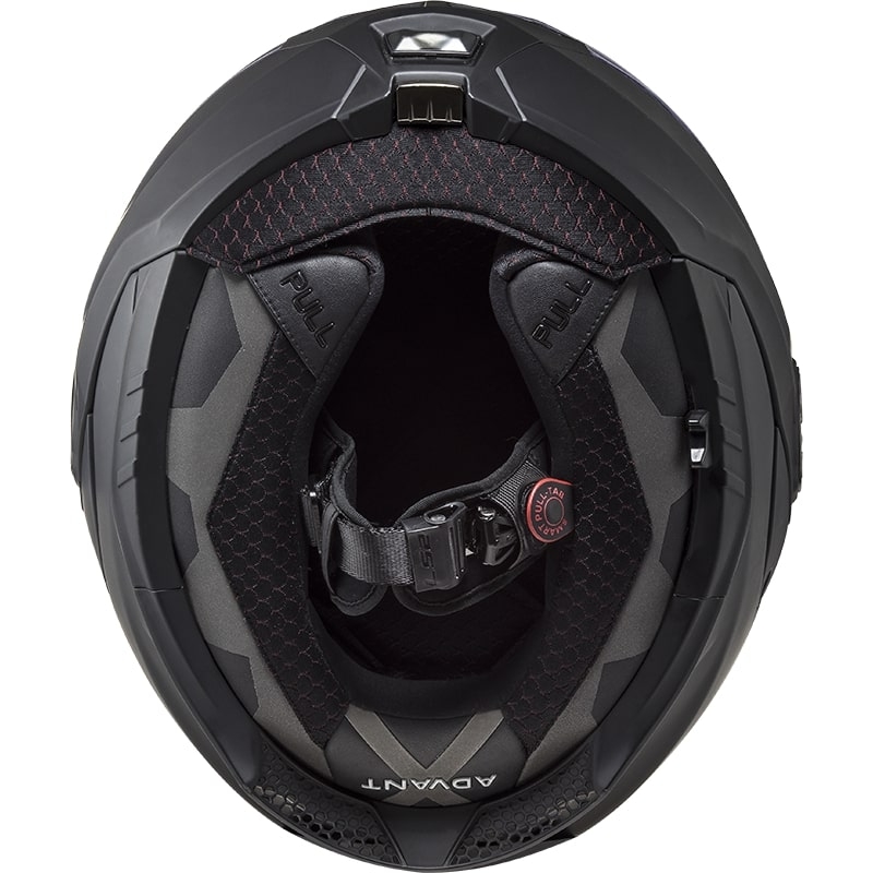LS2 FF901 Advant X Solid Black Matte salokāmā motociklu ķivere