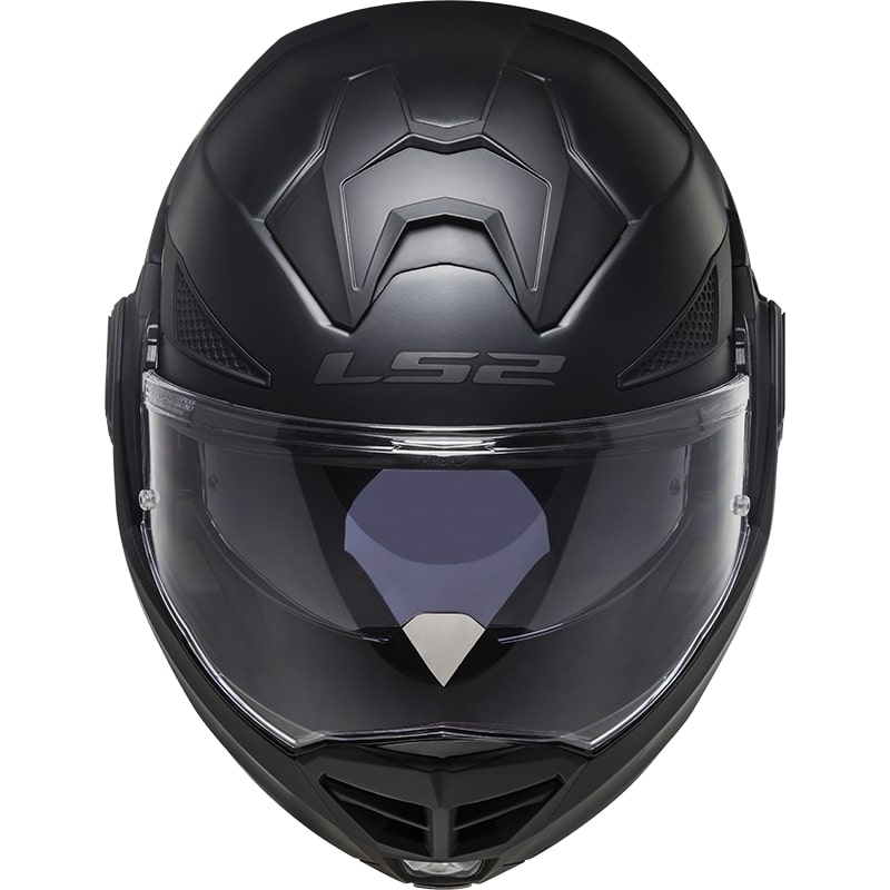 LS2 FF901 Advant X Solid Black Matte salokāmā motociklu ķivere