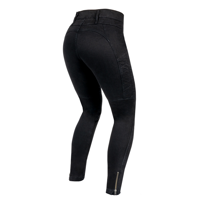 Sieviešu džinsi Rebelhorn Ash Black Motorcycle Jeans izpārdošana