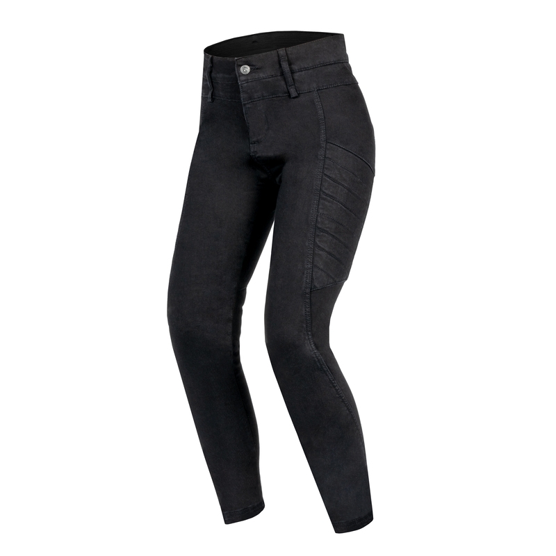Sieviešu džinsi Rebelhorn Ash Black Motorcycle Jeans izpārdošana