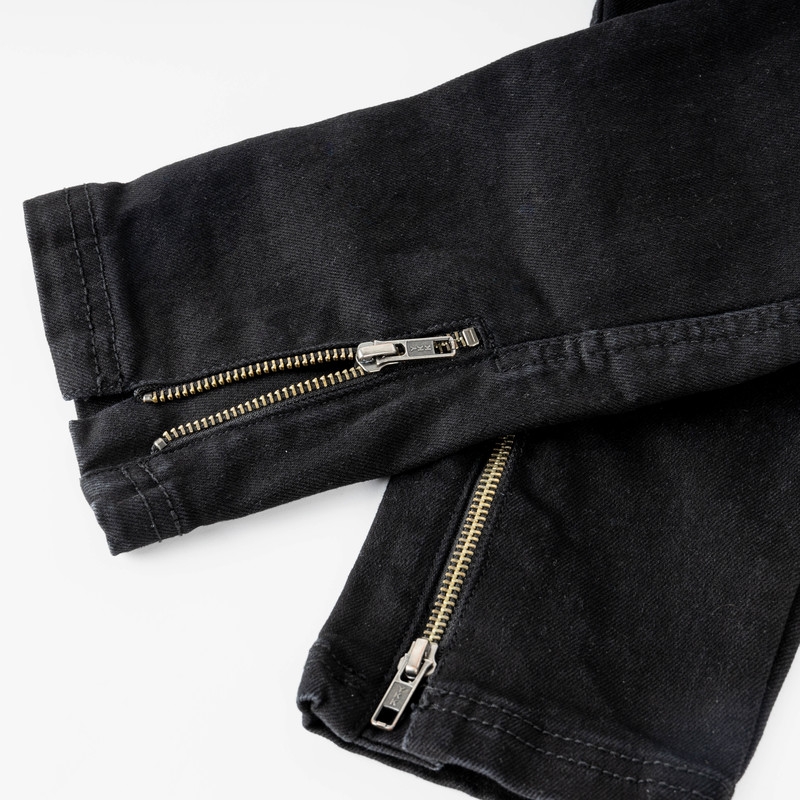 Sieviešu džinsi Rebelhorn Ash Black Motorcycle Jeans izpārdošana