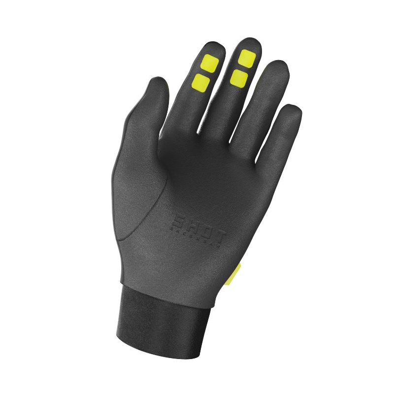 Motokrosa cimdi Shot Climatic 3.0 black-fluo yellow