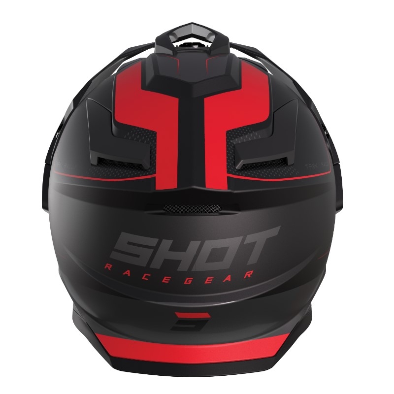 Enduro ķivere Shot Trek Rally melns-arkans