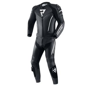 Rebelhorn Fighter Melns un balts motocikla kombinezons izpārdošana