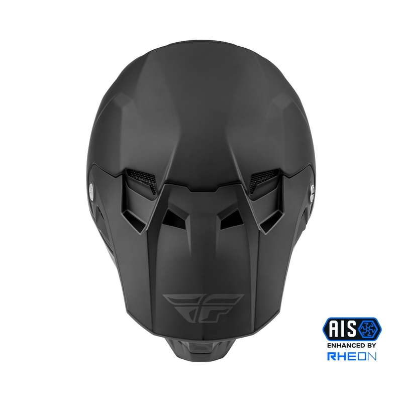 Motokrosa ķivere FLY Racing Formula Solid melna matēta