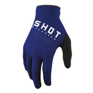 Bērnu motokrosa cimdi Shot Raw Kid blue izpārdošana