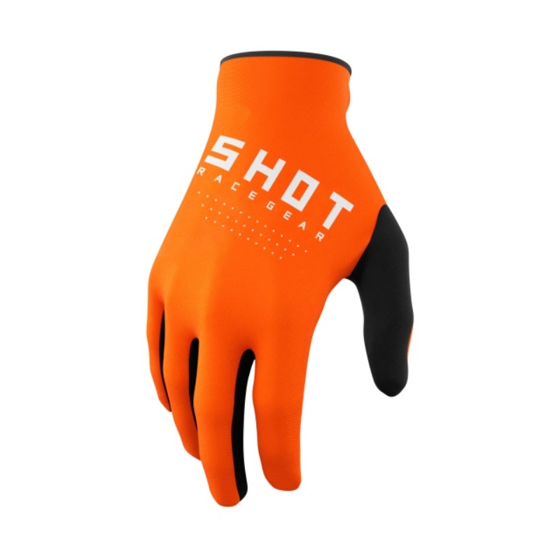 Bērnu motokrosa cimdi Shot Raw Kid orange izpārdošana