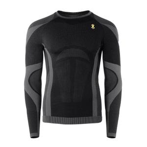 Vīriešu funkcionālais T-krekls Rilax Noah melns - garām piedurknēm