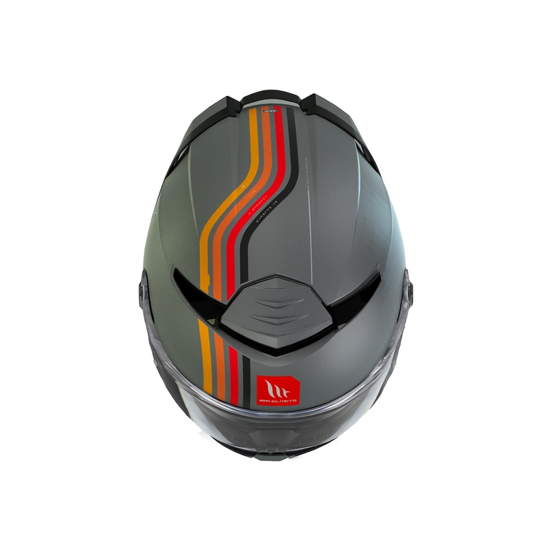 Integrální přilba na motorku MT Thunder 4 SV Mil C2 šedá matná výprodej