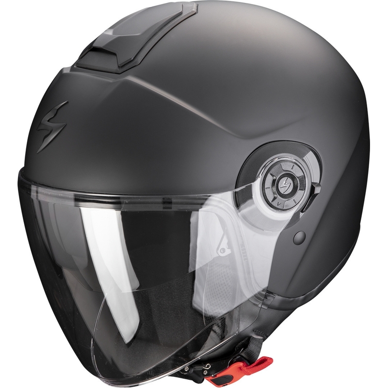 Atvērt ķivere Scorpion EXO-CITY II Solid Black Matte