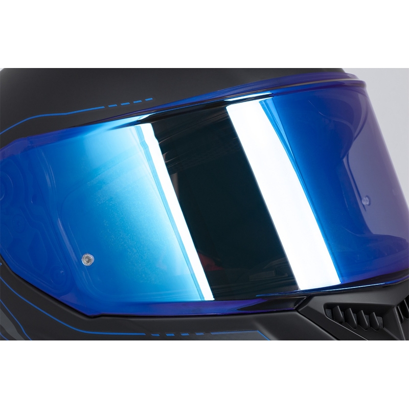 Integral moto ķivere Cassida Integral GT 2.1 Flash melns-zils-pelēks