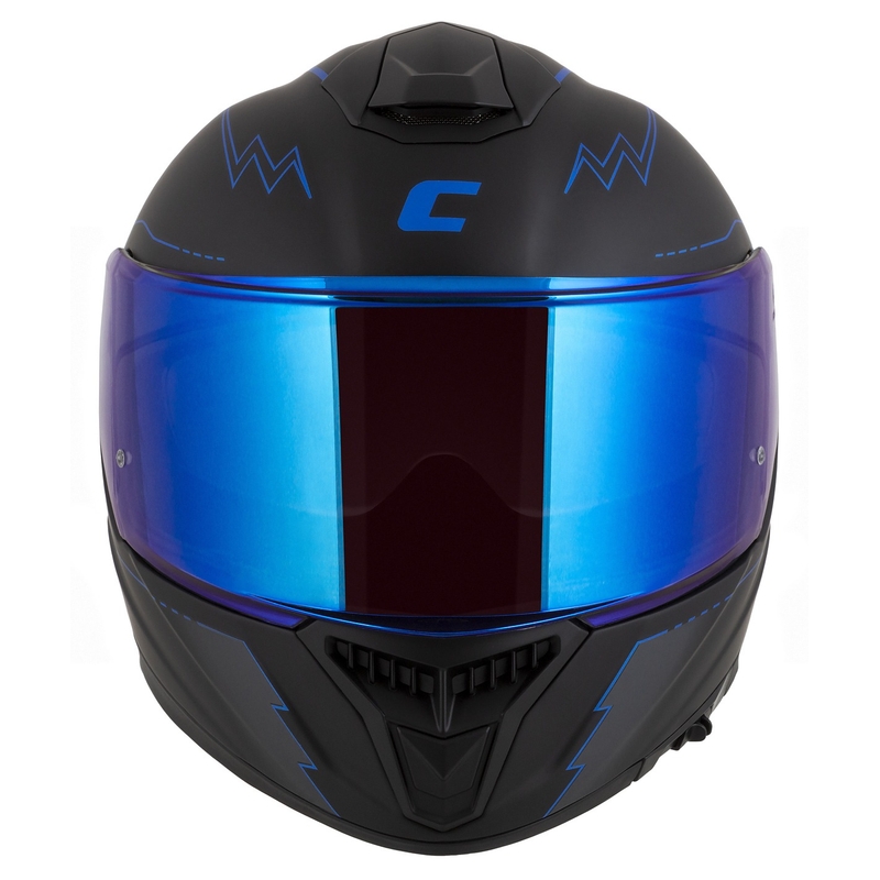 Integral moto ķivere Cassida Integral GT 2.1 Flash melns-zils-pelēks