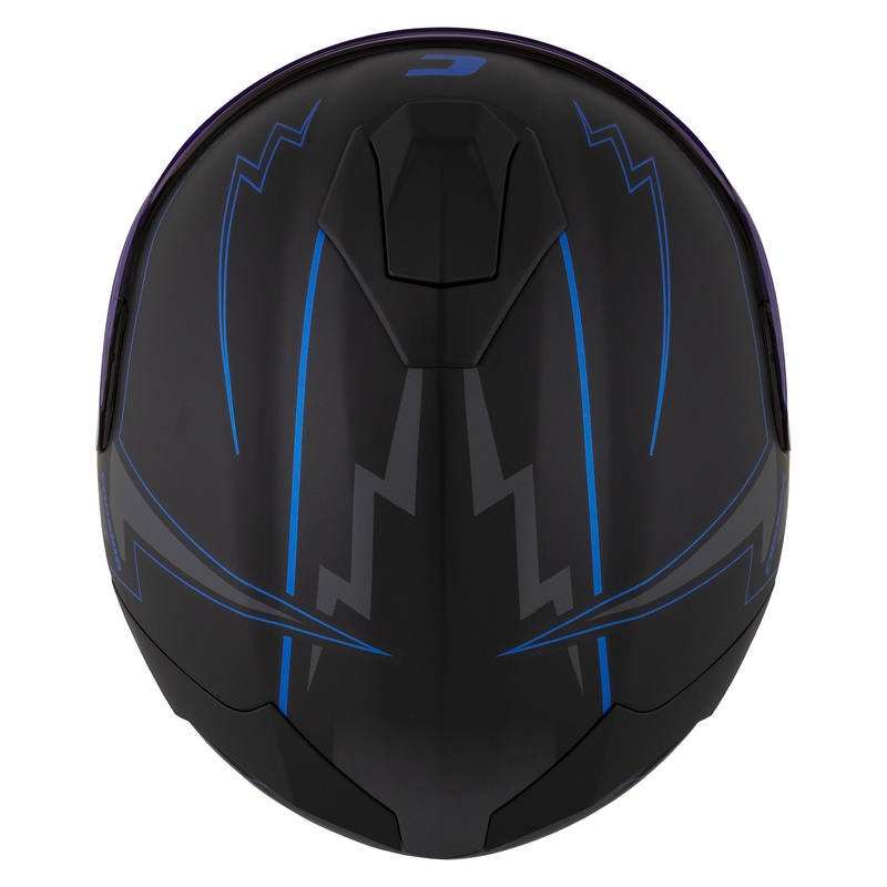 Integral moto ķivere Cassida Integral GT 2.1 Flash melns-zils-pelēks