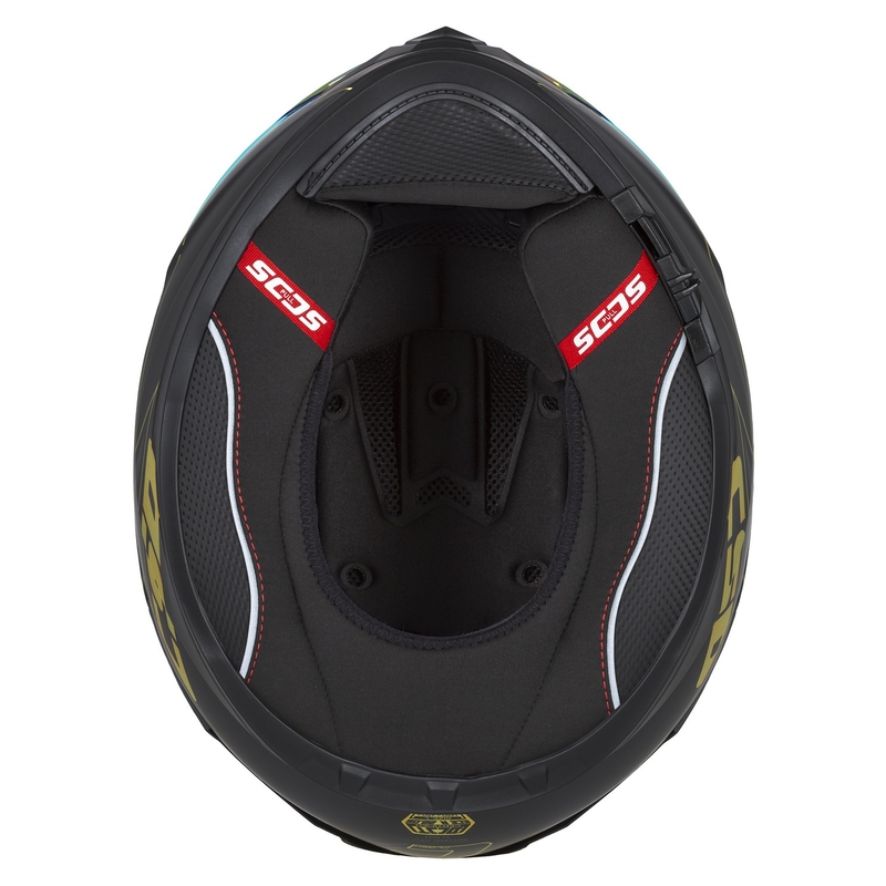 Cassida Integral GT 2.1 Flash melna-zelta-pelēka motocikla ķivere