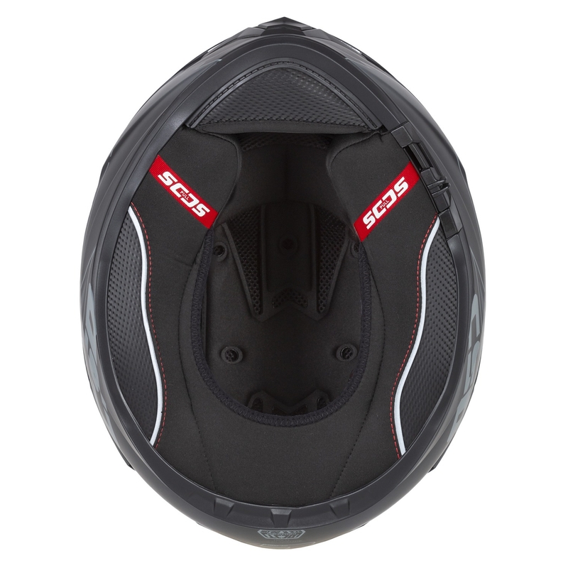 Cassida Integral GT 2.1 Flash Black-Grey Integrālā motociklu ķivere