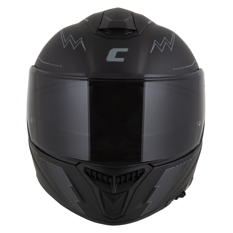 Cassida Integral GT 2.1 Flash Black-Grey Integrālā motociklu ķivere