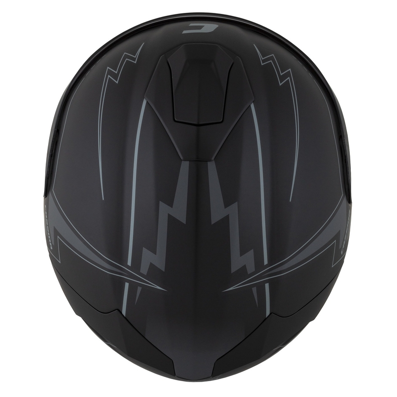 Cassida Integral GT 2.1 Flash Black-Grey Integrālā motociklu ķivere