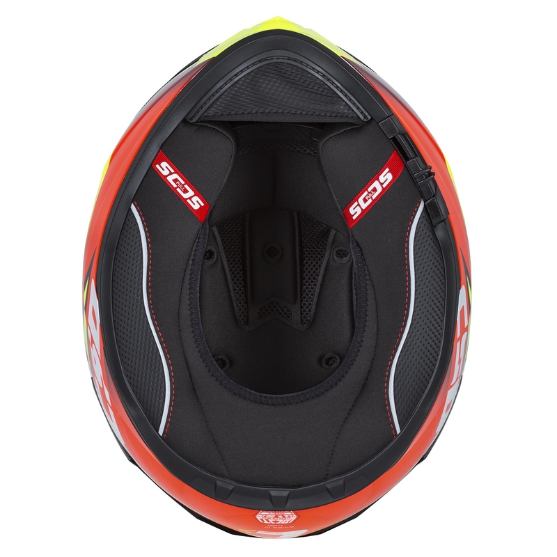 Integral moto ķivere Cassida Integral GT 2.1 Flash fluo yellow-red-black-white