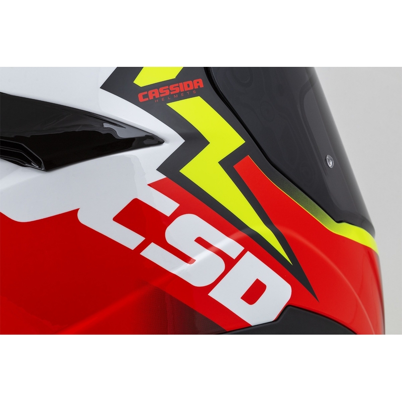 Integral moto ķivere Cassida Integral GT 2.1 Flash fluo yellow-red-black-white