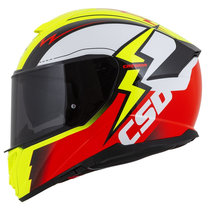 Integral moto ķivere Cassida Integral GT 2.1 Flash fluo yellow-red-black-white