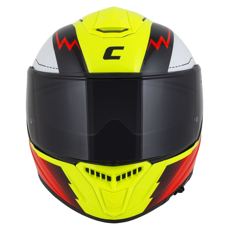 Integral moto ķivere Cassida Integral GT 2.1 Flash fluo yellow-red-black-white