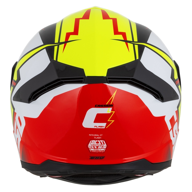 Integral moto ķivere Cassida Integral GT 2.1 Flash fluo yellow-red-black-white