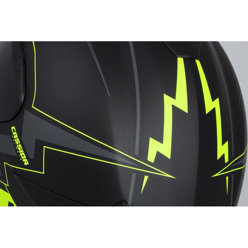 Integral moto ķivere Cassida Integral GT 2.1 Flash black-fluo yellow-grey