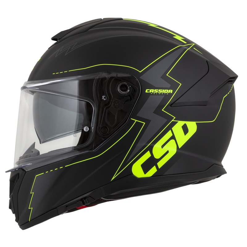 Integral moto ķivere Cassida Integral GT 2.1 Flash black-fluo yellow-grey
