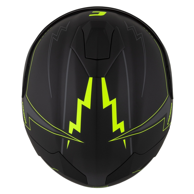 Integral moto ķivere Cassida Integral GT 2.1 Flash black-fluo yellow-grey