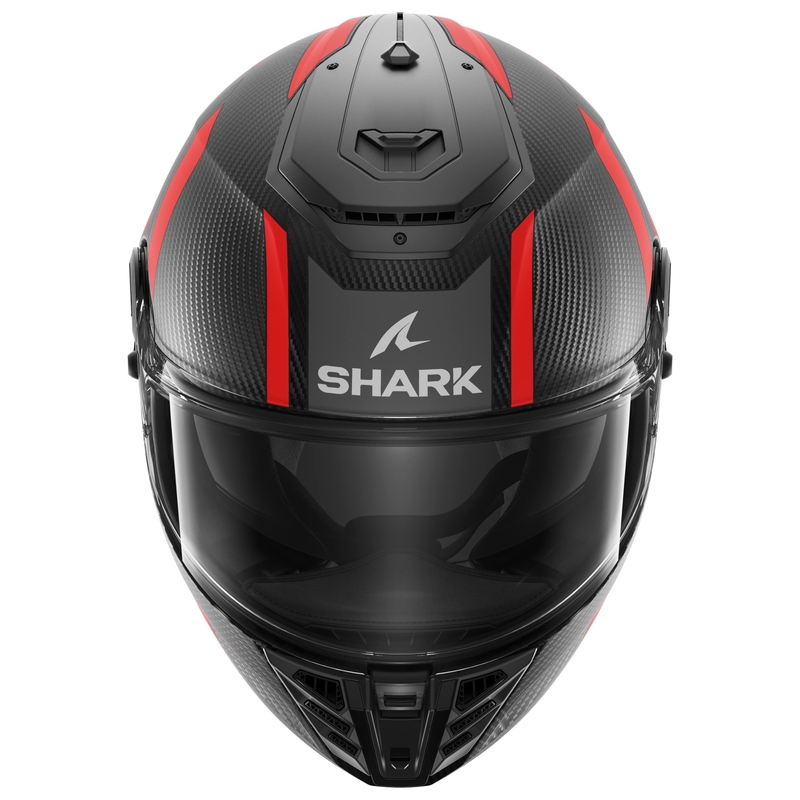 Integrální přilba na motorku SHARK SPARTAN RS Carbon Shawn Mat černo-červená