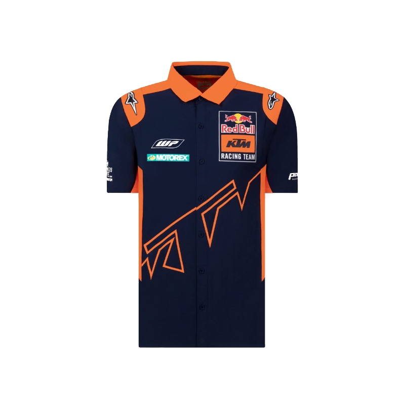 KTM Red Bull Racing oficiālais Teamline krekls zili oranžs izpārdošana