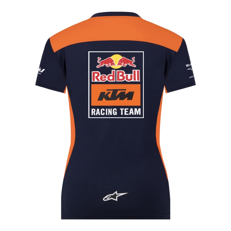Dámské triko KTM Red Bull Racing Official Teamline modro-oranžové výprodej