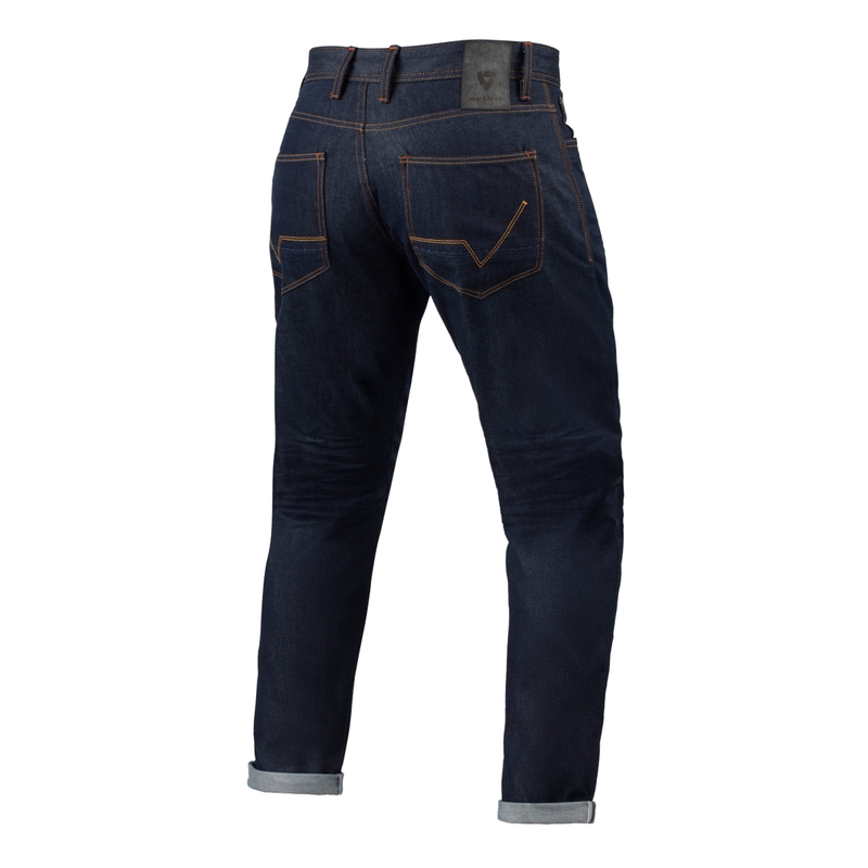 Revit Lewis Selvedge TF Tumši zili motocikla džinsi