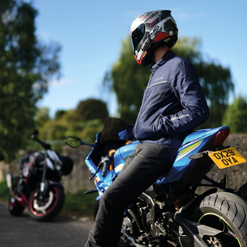 Oxford Arizona 1.0 Air gaiši pelēka motocikla jaka