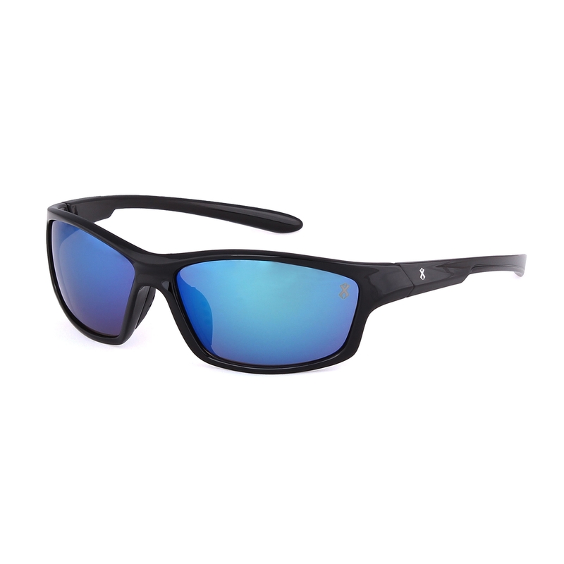 Rilax Ride melnas un zilas saulesbrilles
