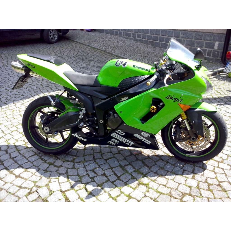 Kawasaki ZX-6R (05-06) bez apžogojuma modifikācijas Gatling