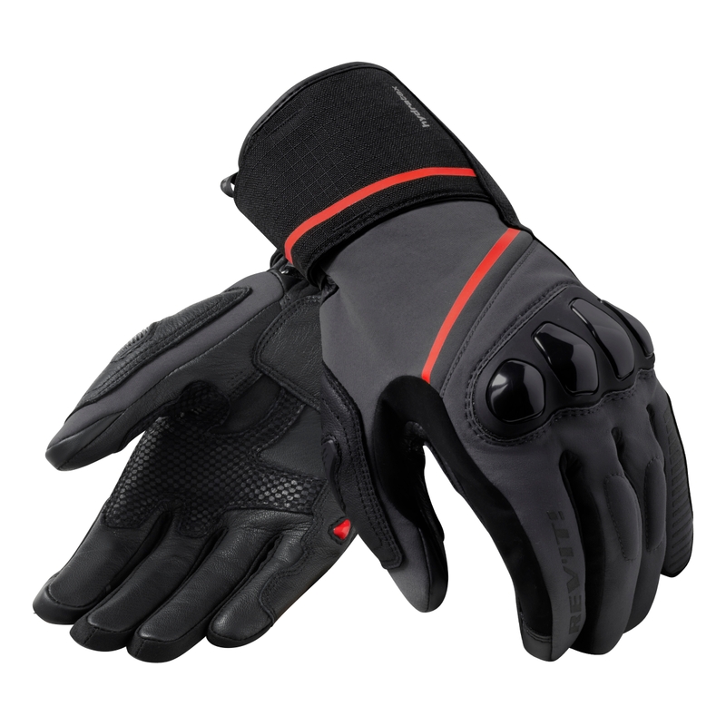 Motocikla cimdi Revit Summit 4 H2O black-grey