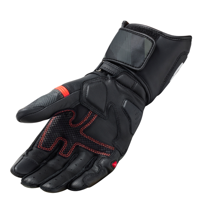 Motocikla cimdi Revit League 2 black-fluo red