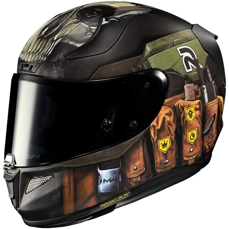 Integrální přilba na motorku HJC RPHA 11 Ghost Call Of Duty MC34SF černo-hnědo-zelená výprodej