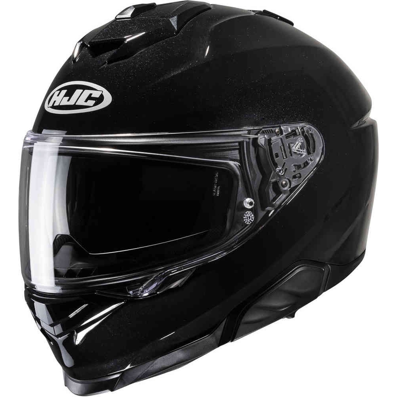 Integrēta motocikla ķivere HJC i71 Solid black metallic