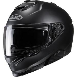 HJC i71 Solid Semi Flat Black Integrālā motocikla ķivere