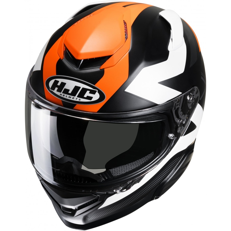 Integrēta motocikla ķivere HJC RPHA 71 Pinna MC7SF melns-balts-oranžs izpārdošana