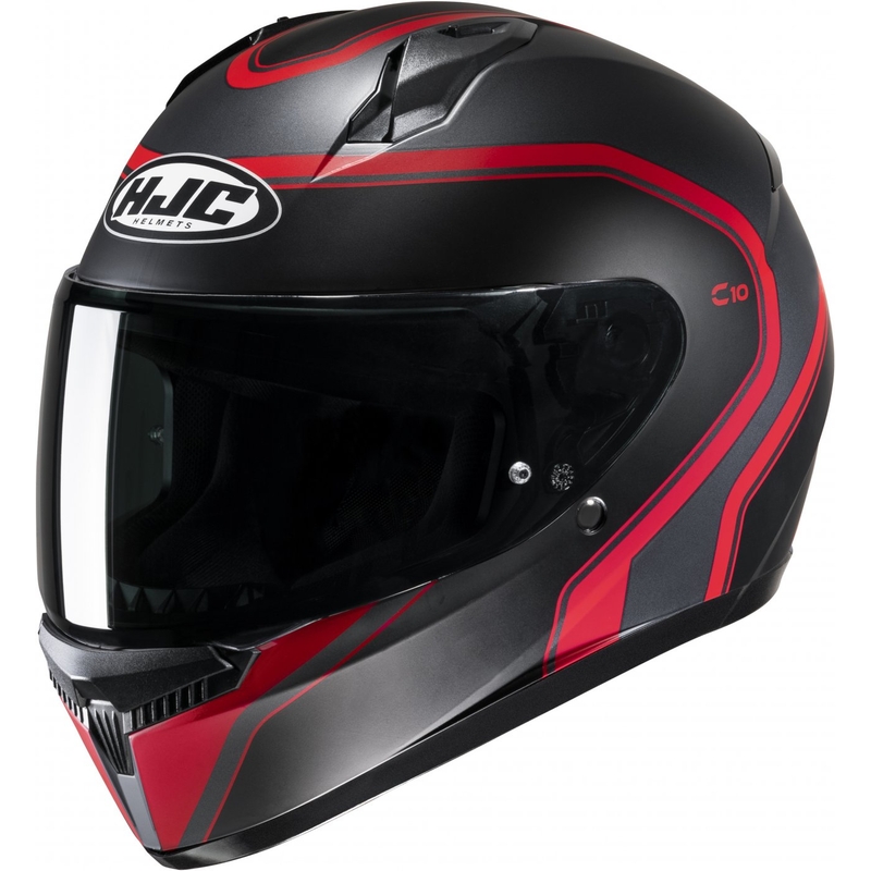 Integrēta motocikla ķivere HJC C10 Elie MC1SF melns-arkans