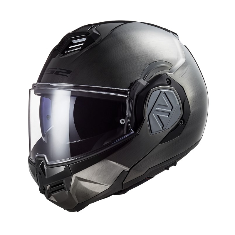 Flip-up moto ķivere LS2 FF906 Advant Jeans 06 pelēka